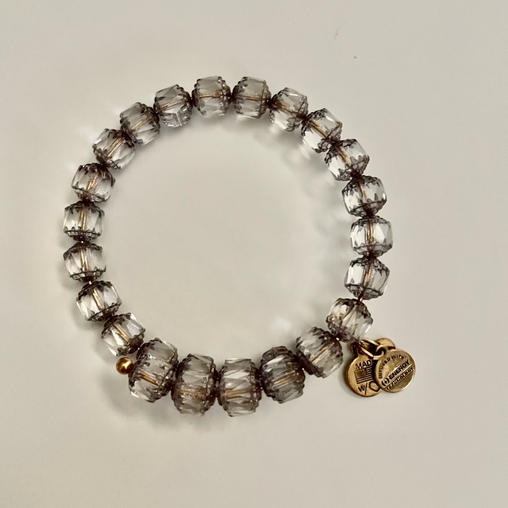Alex and Ani Gold Beaded Bracelet